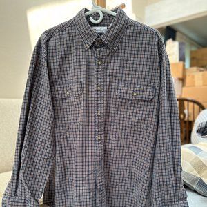 Carhartt Long Sleeve Button Down Shirt.  Probably XL. 100% Cotton